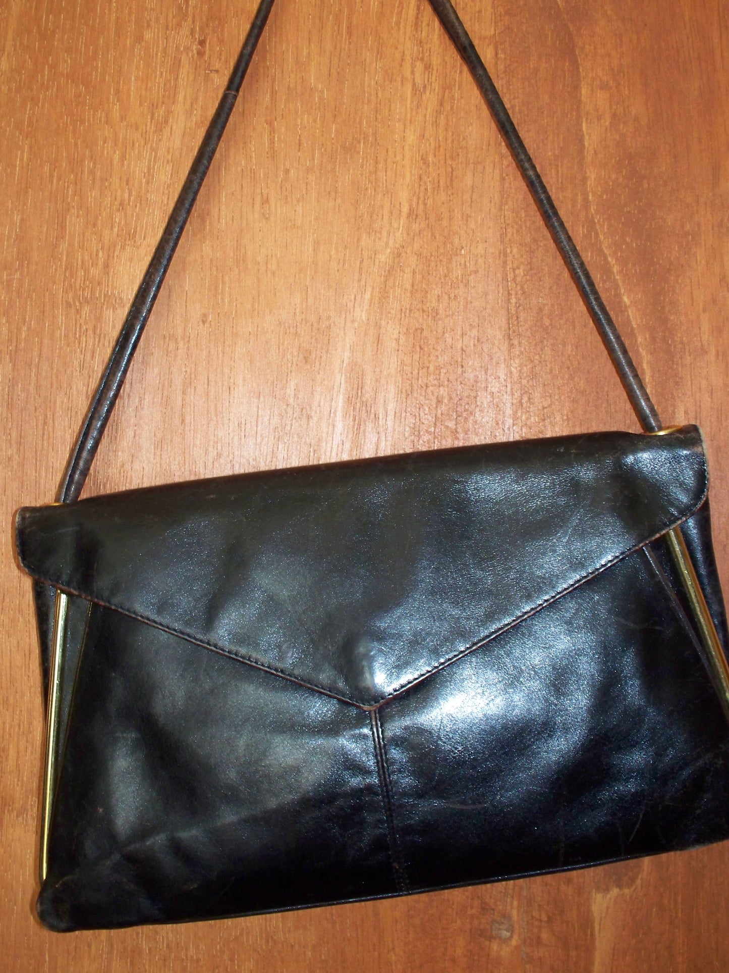 Distressed Espresso Envelope Purse