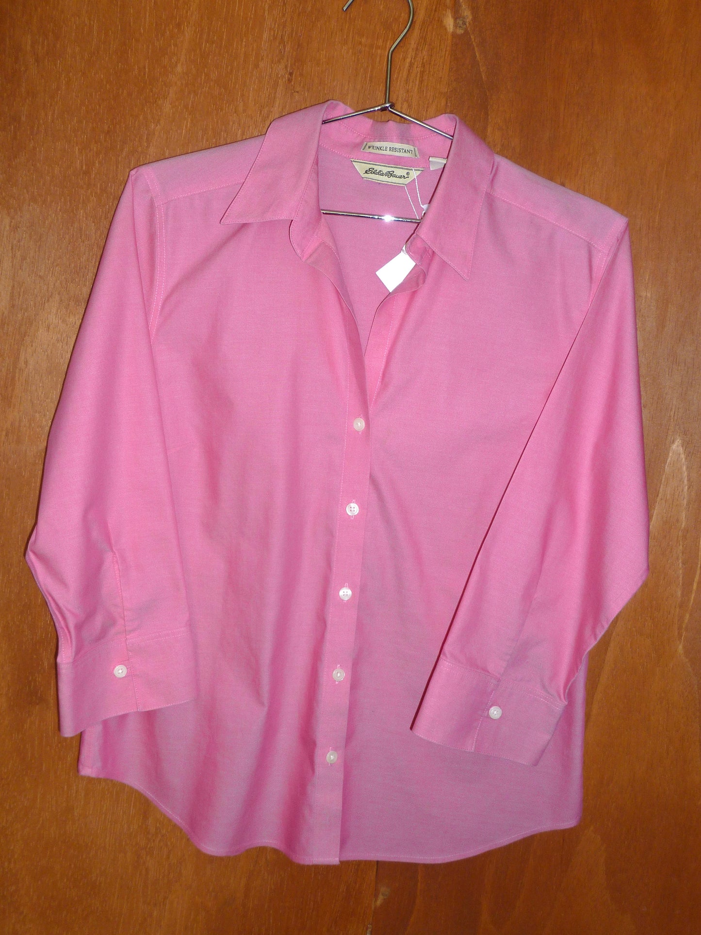 100% Cotton Hot Pink Button Up (M)