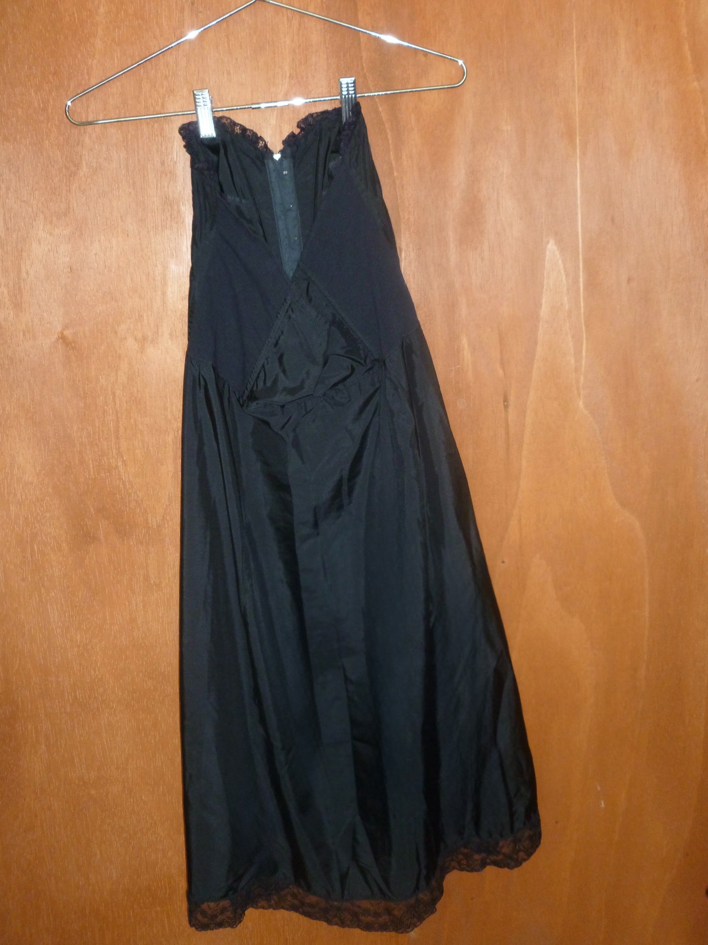 Strapless Lace-Detail Corset Dress (S)