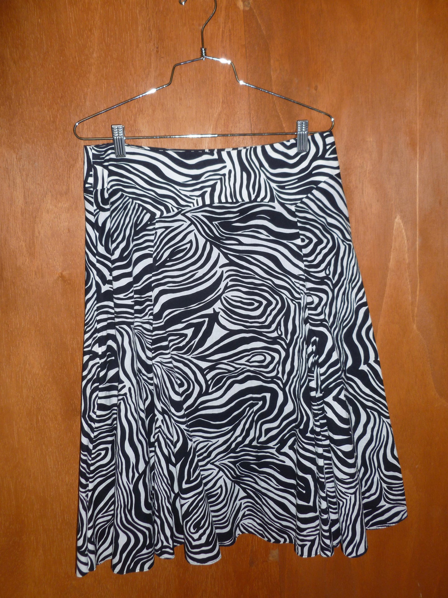 Cotton Zebra Midi Skirt (8)