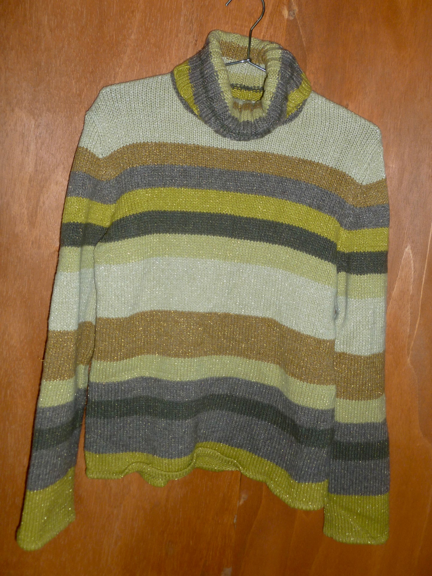 Labswool Stripe Turtleneck Sweater (L)