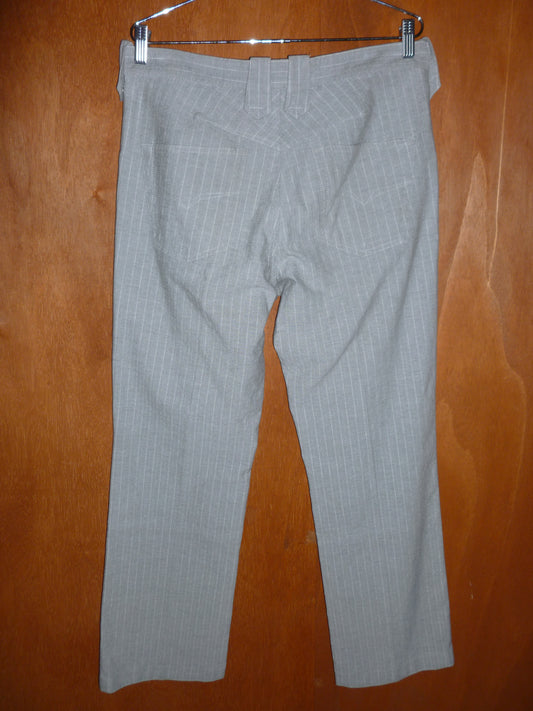 Versace Grey Pinstripe Trouser (34")