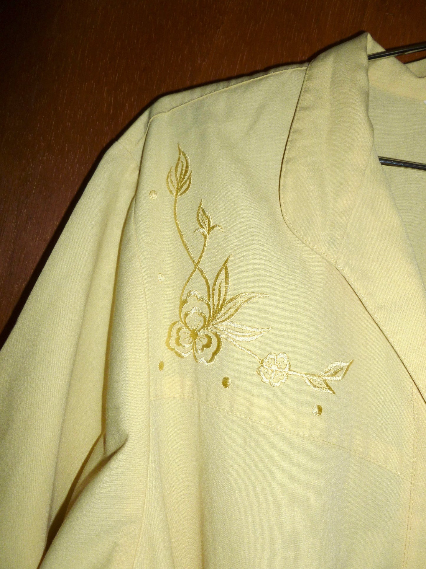 60s Butter Yellow Belted Dress (XL)