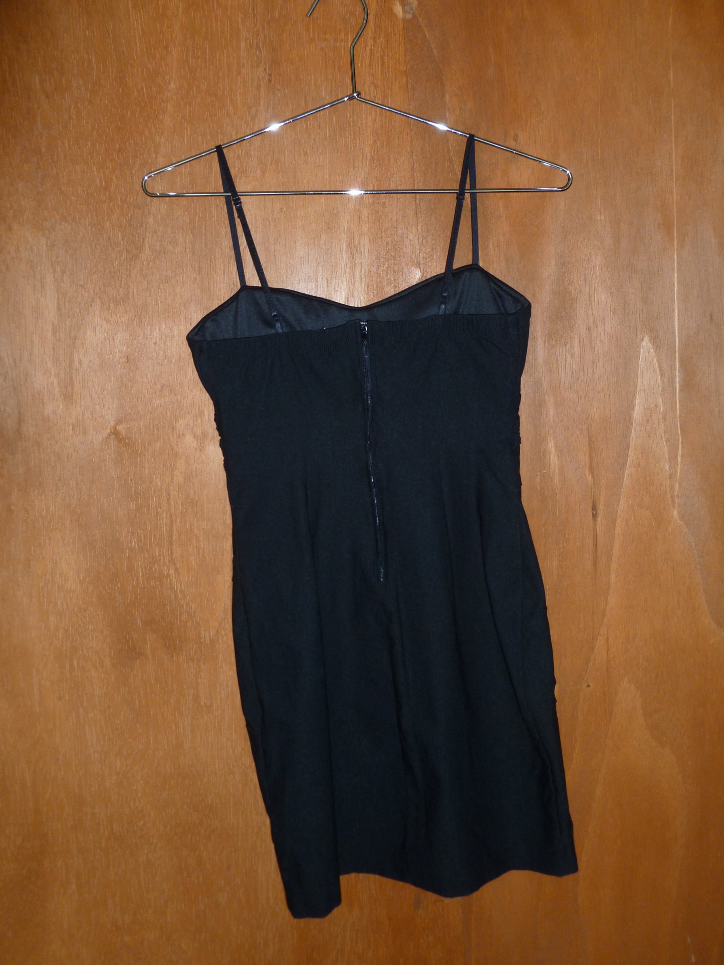 Y2K Spaghetti Strap Bodycon Dress (M)
