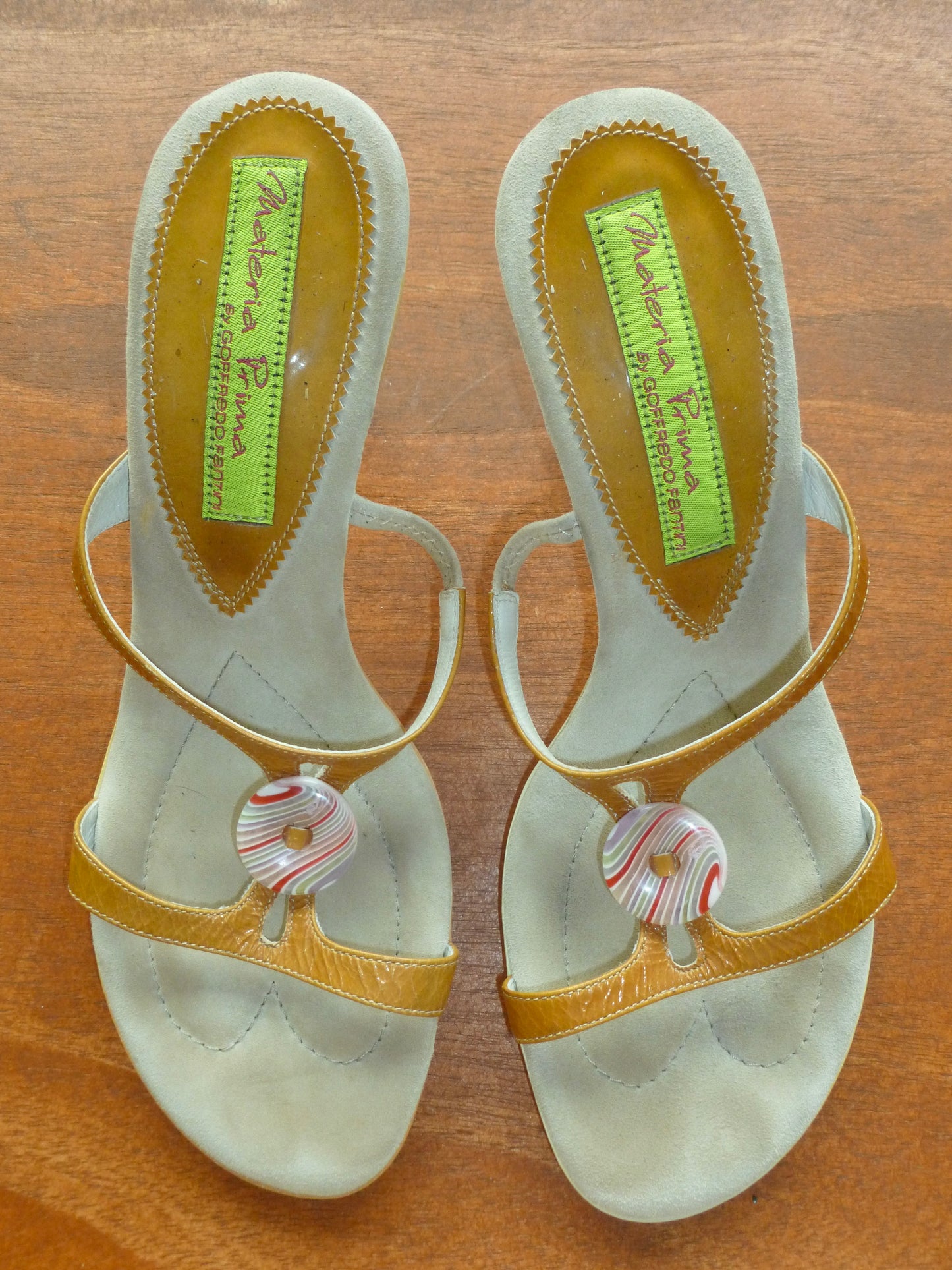 Camel Strappy Bead-Detail Heels (9)