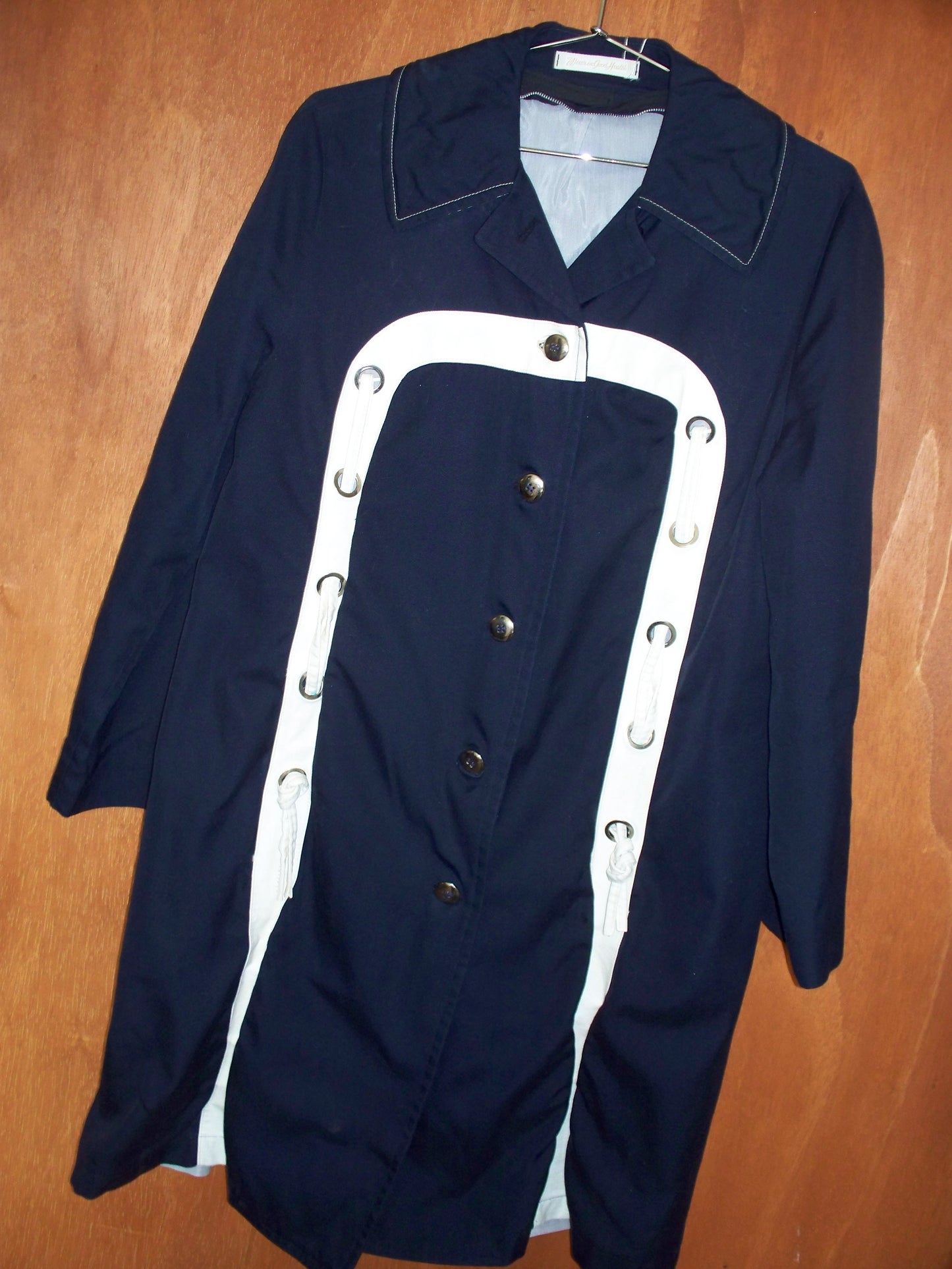 60s Misty Harbor Navy Coat (M)