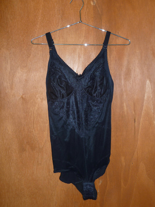 Black Eyelet Onesie (L/XL)