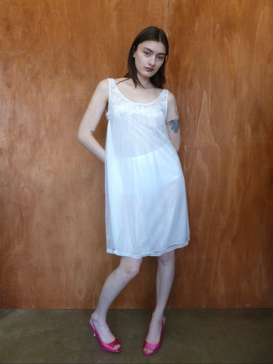 HV BRIDAL Floral Trim Babydoll (S)