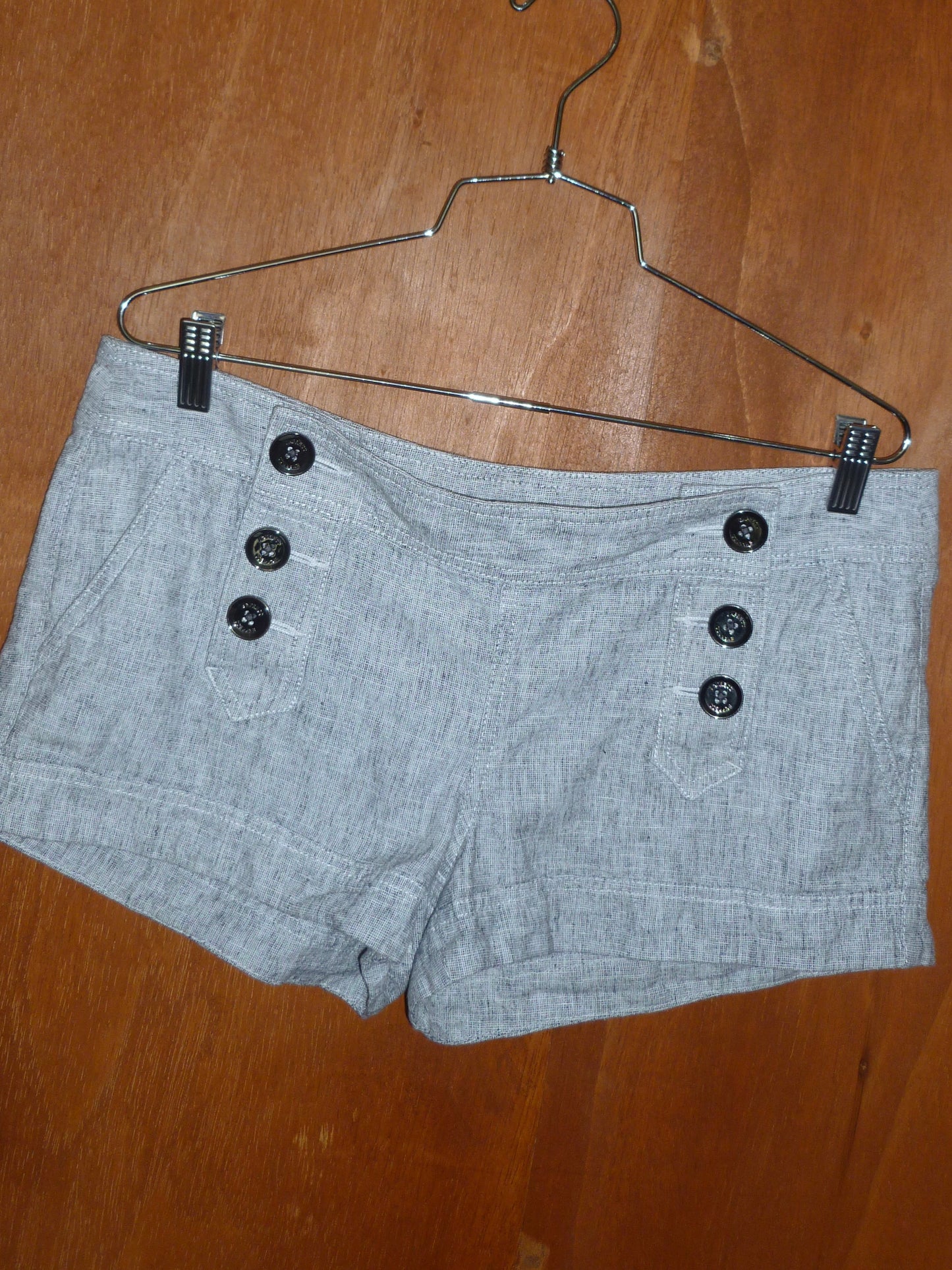 Grey Linen-Blend Sailor Short (8)