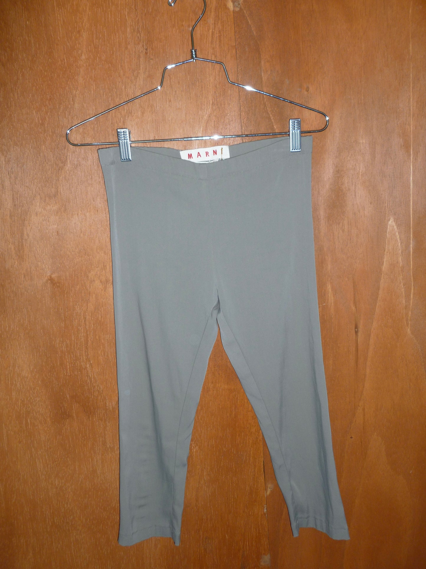 Marni Taupe Stretch Capri (28")