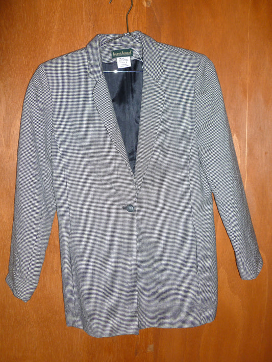 Houndstooth Wool Blazer (6)