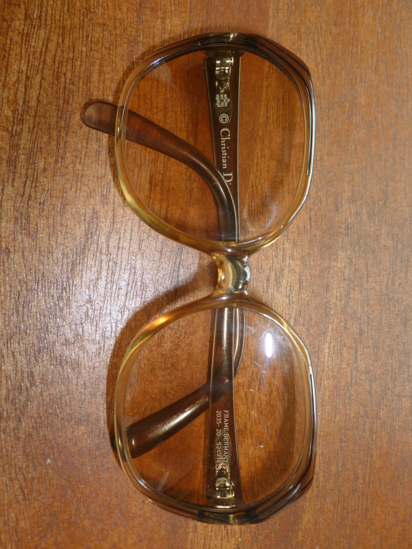 70s Dior Sunglasses - Smoky Quartz + Honey Lens