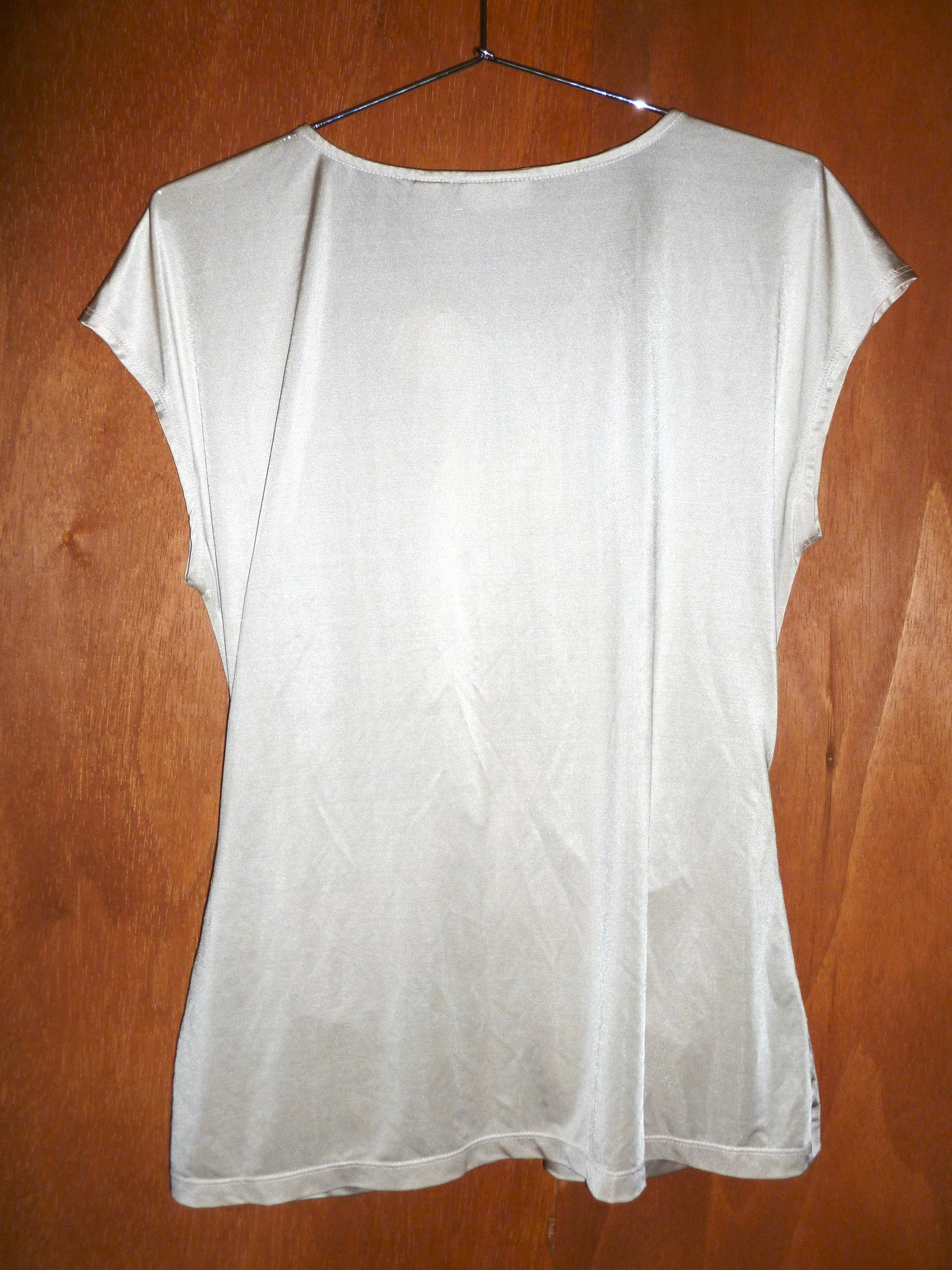 Champagne Draped Blouse (XL)