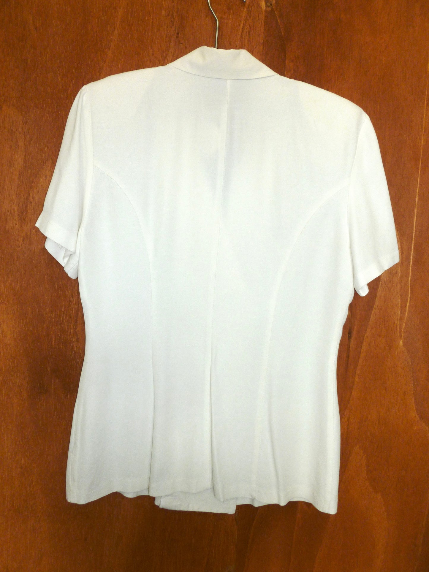 White Double-Breasted Blouse (L)