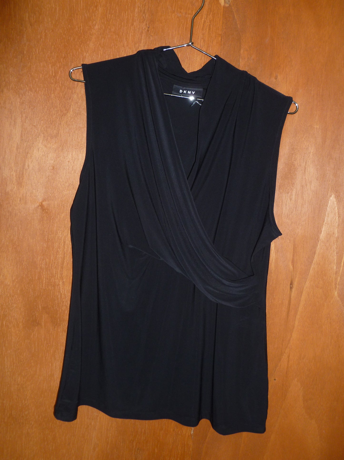 DKNY Surplice Sleeveless Top (XL)