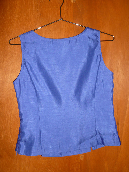 Electric Violet Sleeveless Blouse (6P)