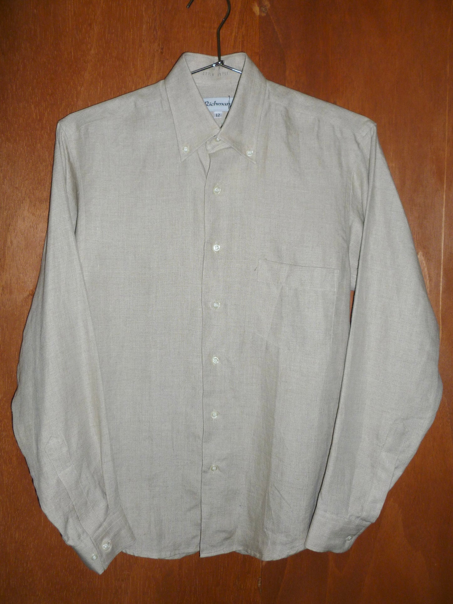 Natural Cotton-Blend Button-Down (12)