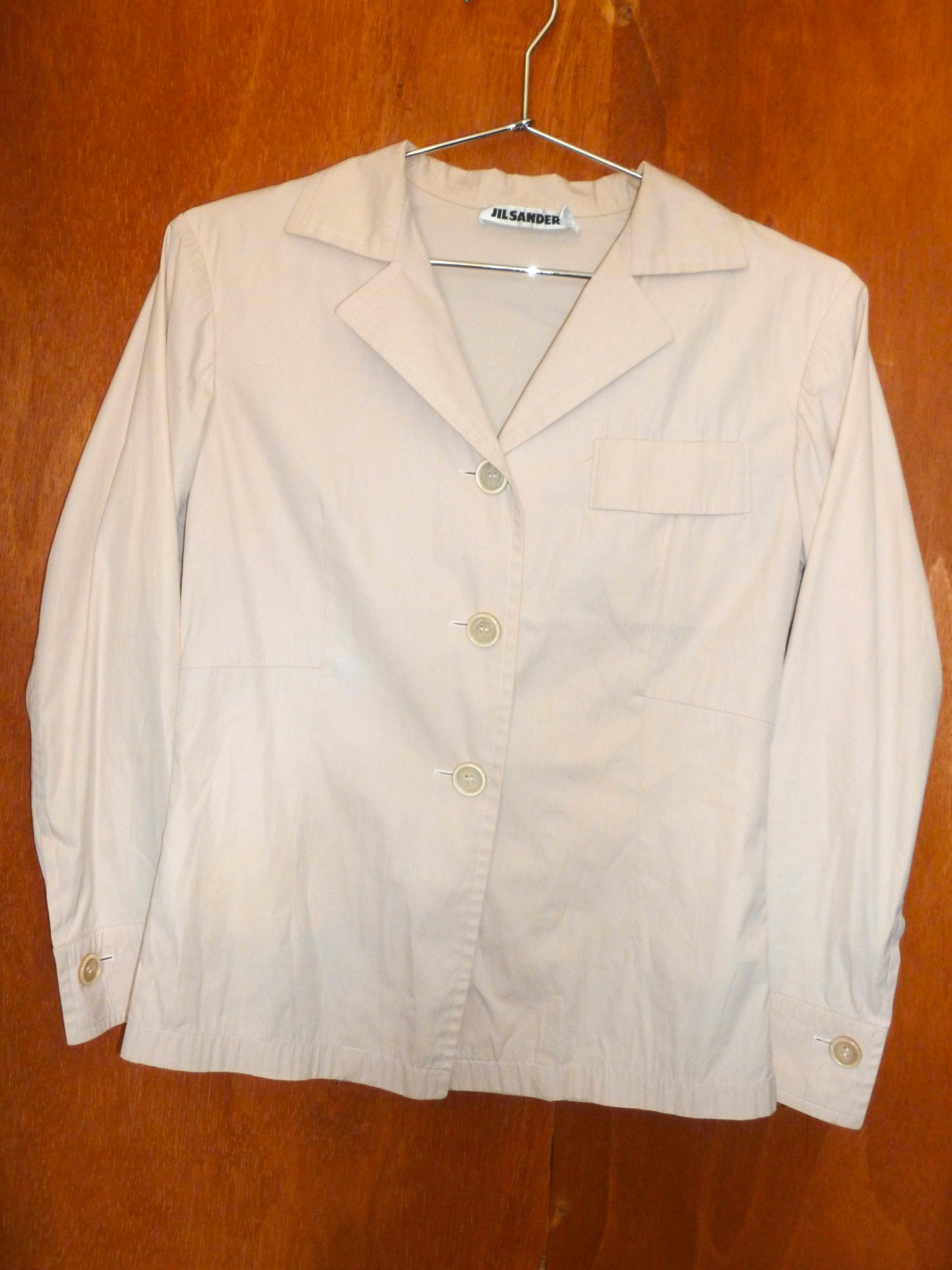 Jil Sander Ballet Pink Cotton Shacket (36)